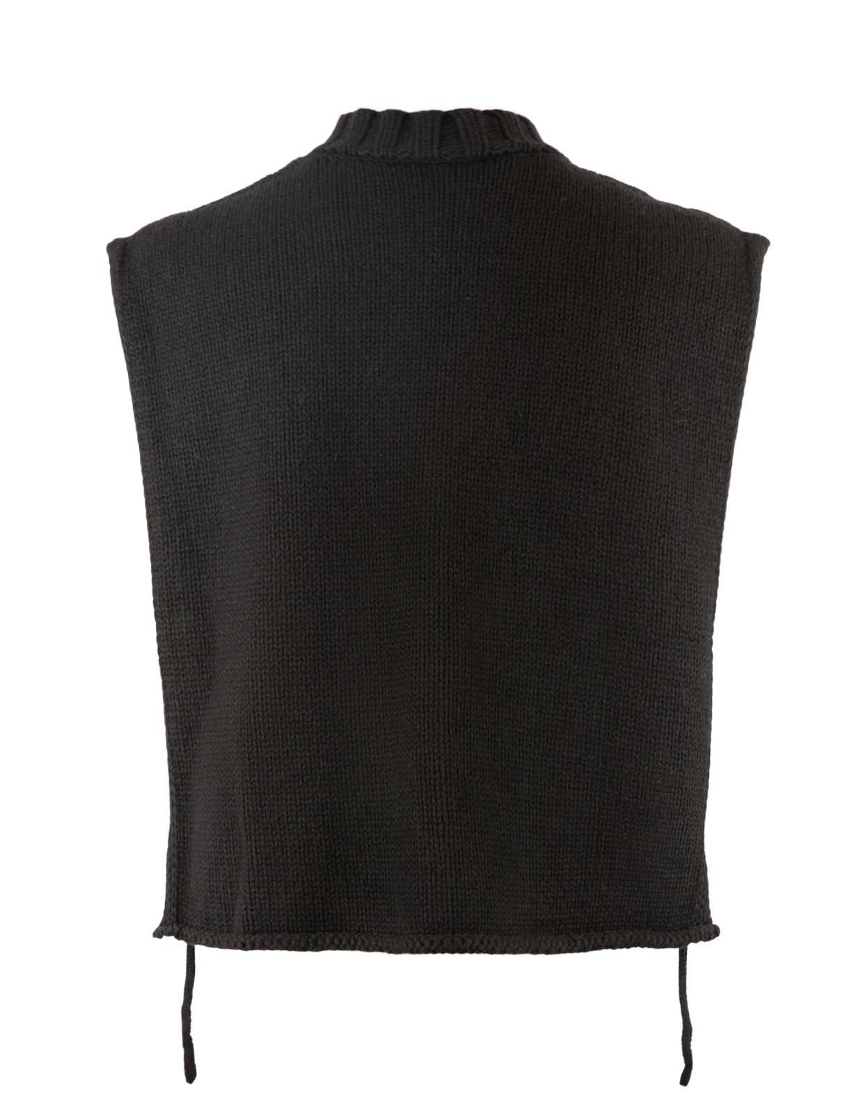 Väst Cashmere Svart