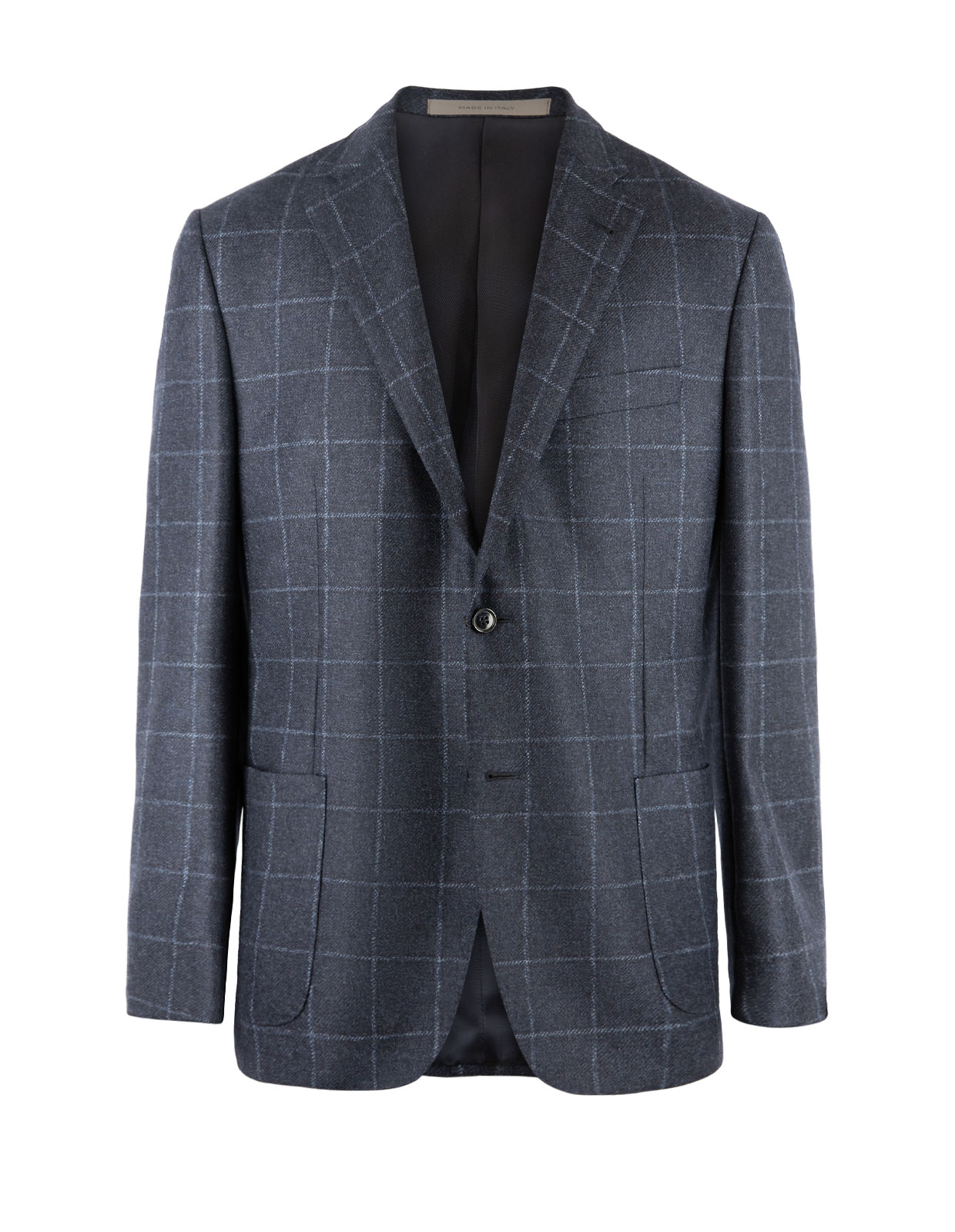 Gate Blazer Drop7 Ull Rutmönstrad Blue Check