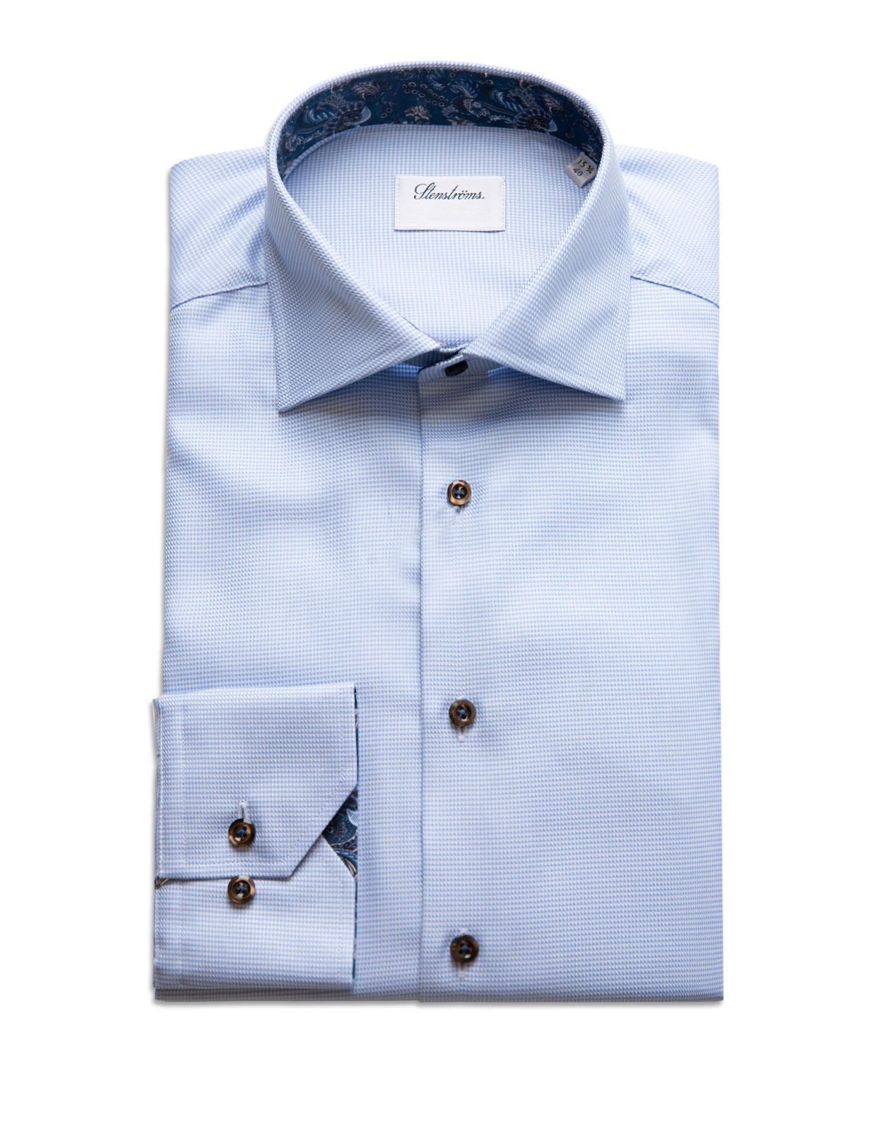 Slim Fit Skjorta Blå