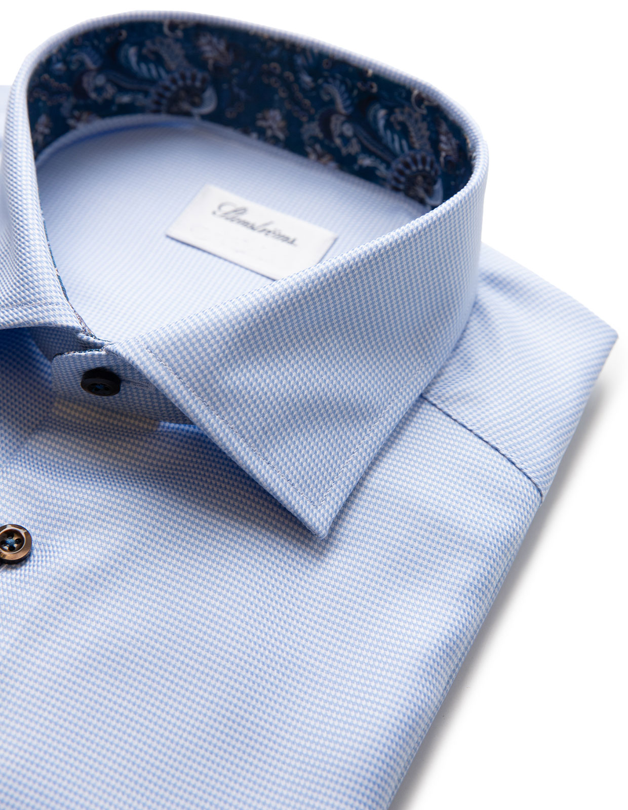 Slim Fit Skjorta Blå
