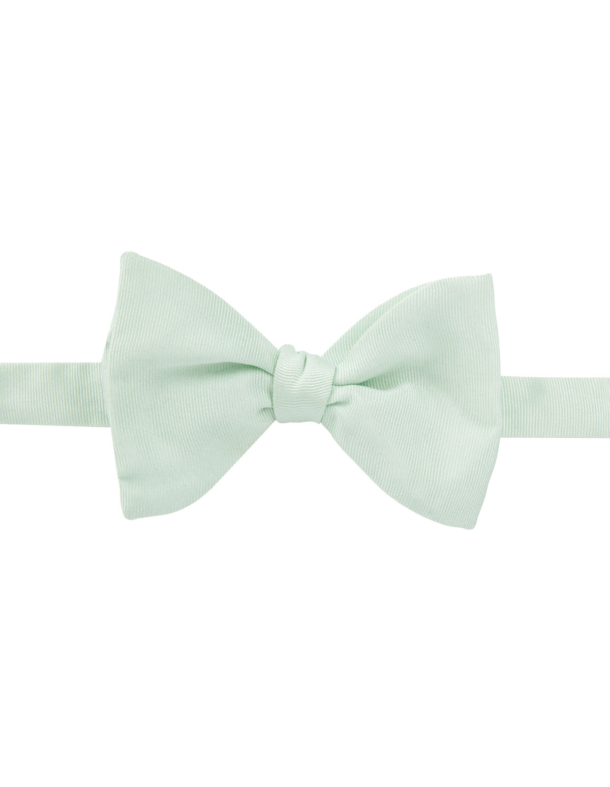 Classic Bow Tie Silk Light Green