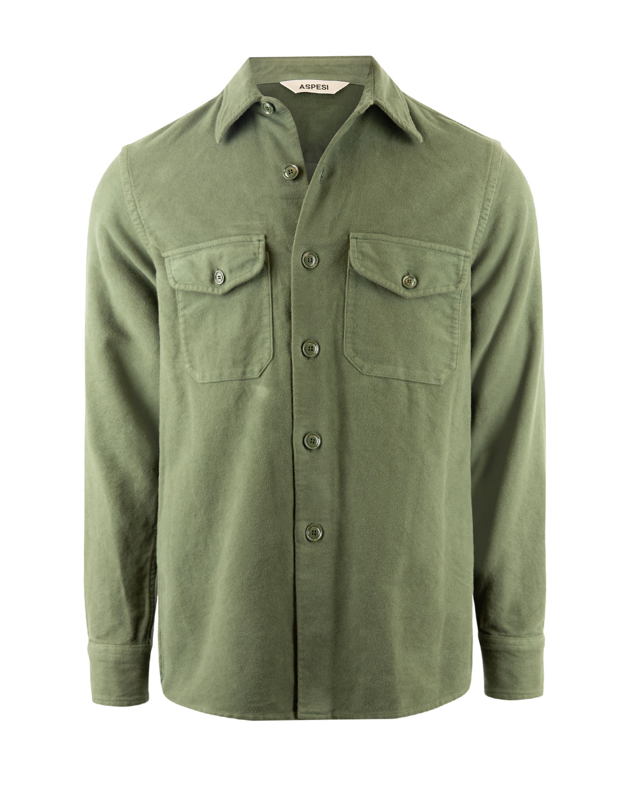 Glenn Overshirt Mollskinn Grön