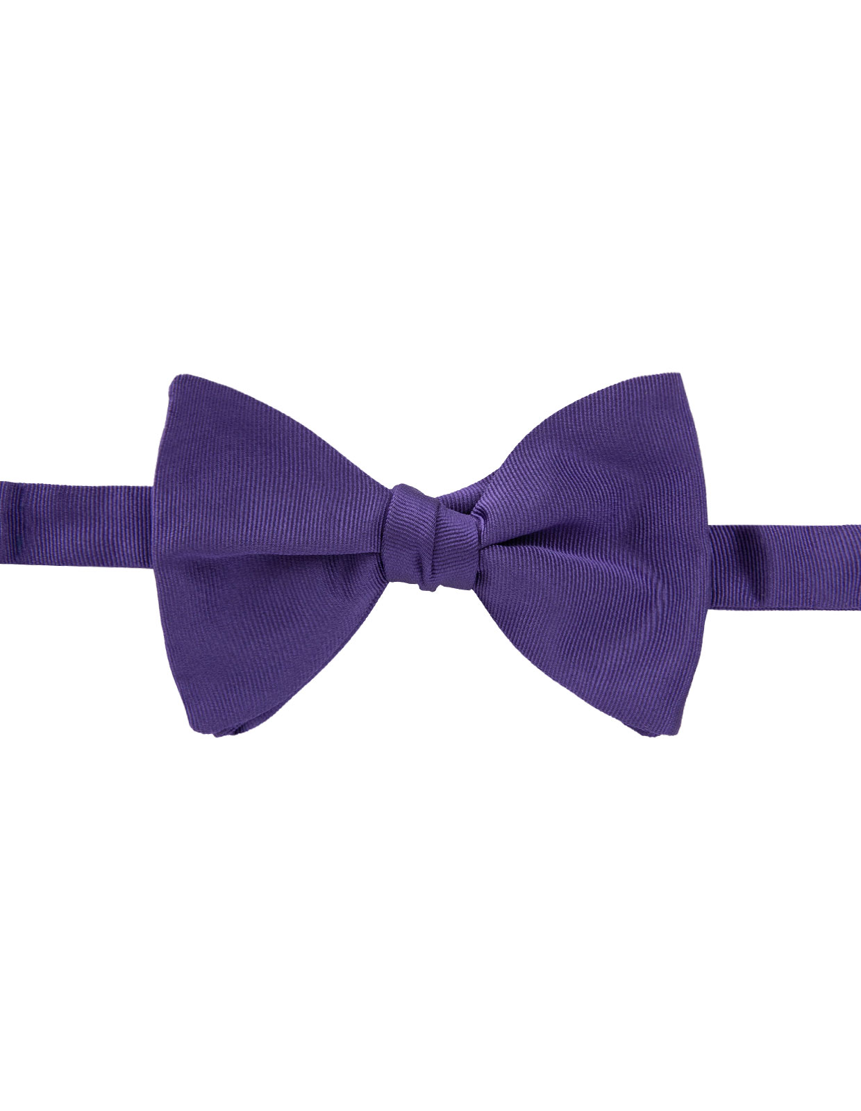 Classic Bow Tie Silk Purple