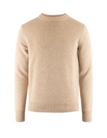 Tröja Rundhals Ull/Cashmere Beige