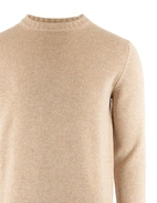 Tröja Rundhals Ull/Cashmere Beige L