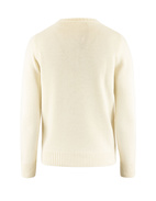 Tröja Rundhals Ull/Cashmere Benvit
