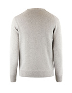 Tröja Rundhals Ull/Cashmere Ljusgrå XXL