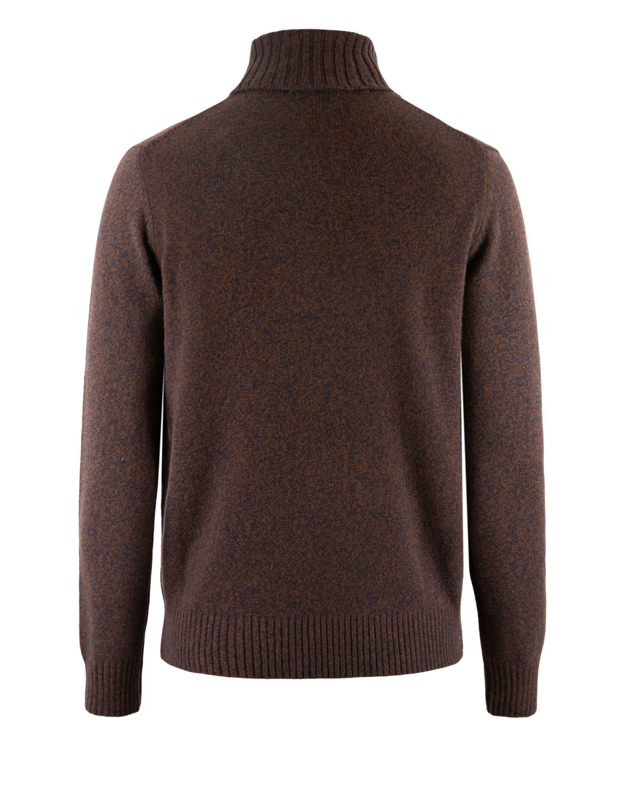 Polotröja Ull/Cashmere Brun/Navy Polotröja Ull/Cashmere Brun/Navy