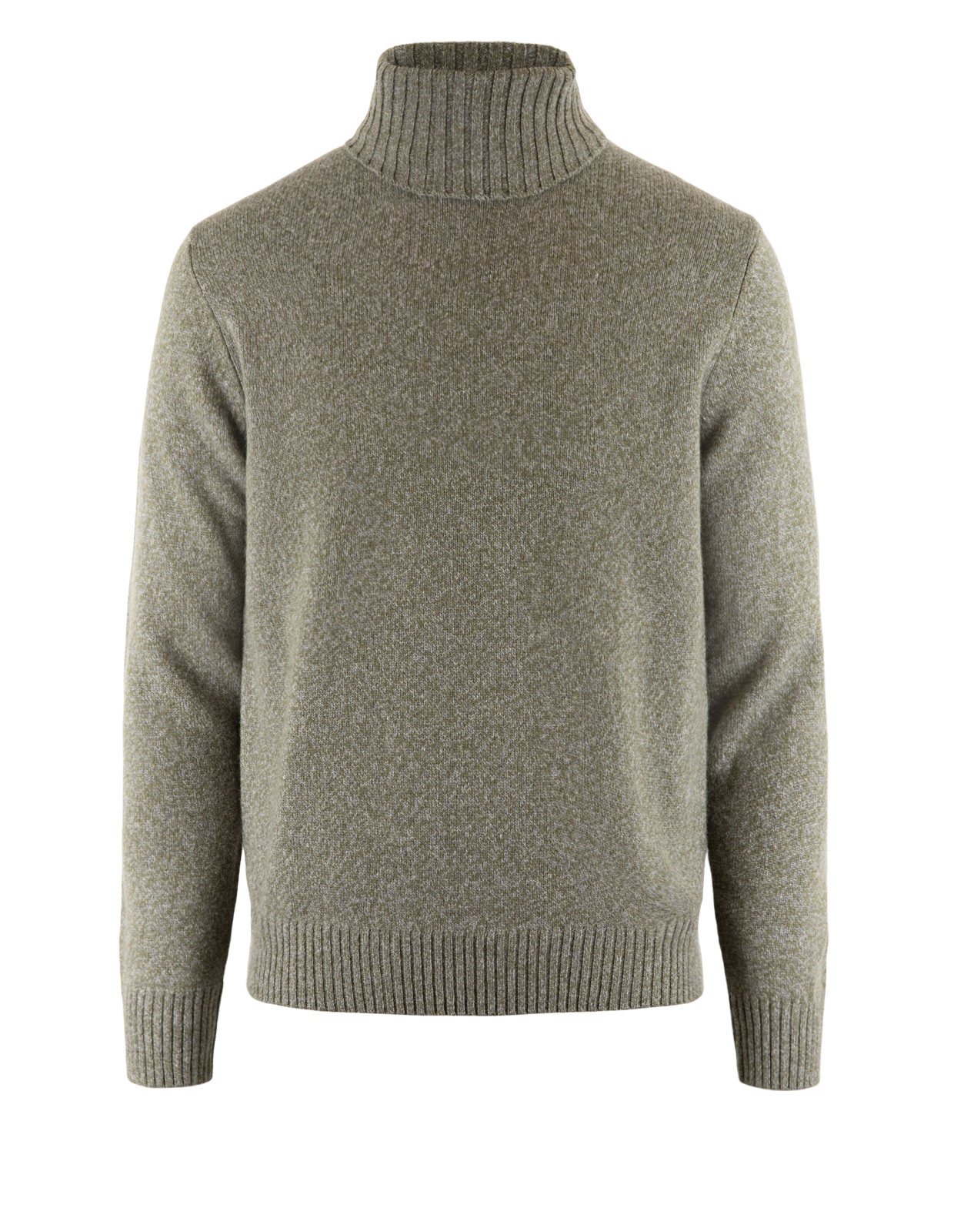 Polotröja Ull/Cashmere Grön/Grå Polotröja Ull/Cashmere Grön/Grå