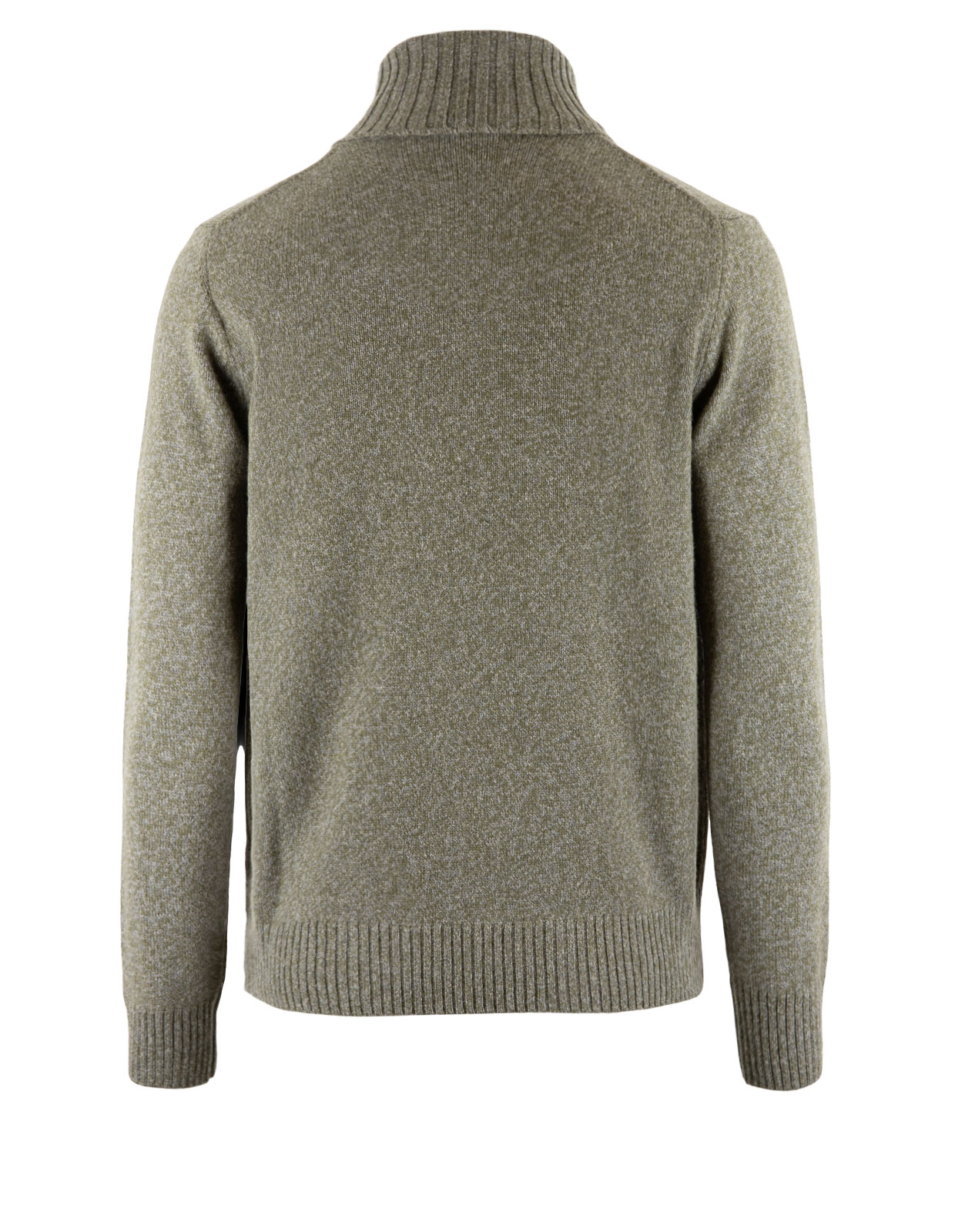 Polotröja Ull/Cashmere Grön/Grå Polotröja Ull/Cashmere Grön/Grå