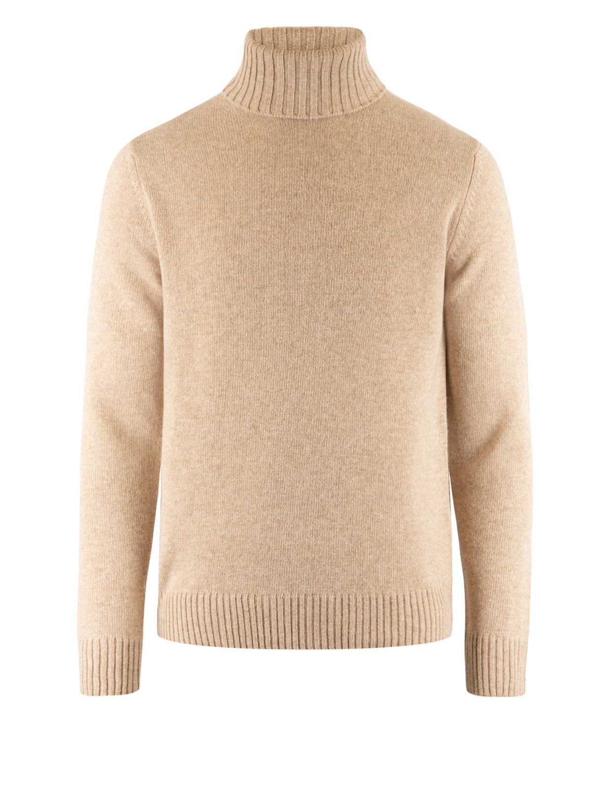 Polotröja Ull/Cashmere Beige