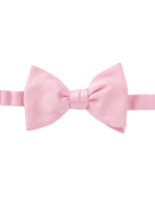 Classic Bow Tie Silk Pink