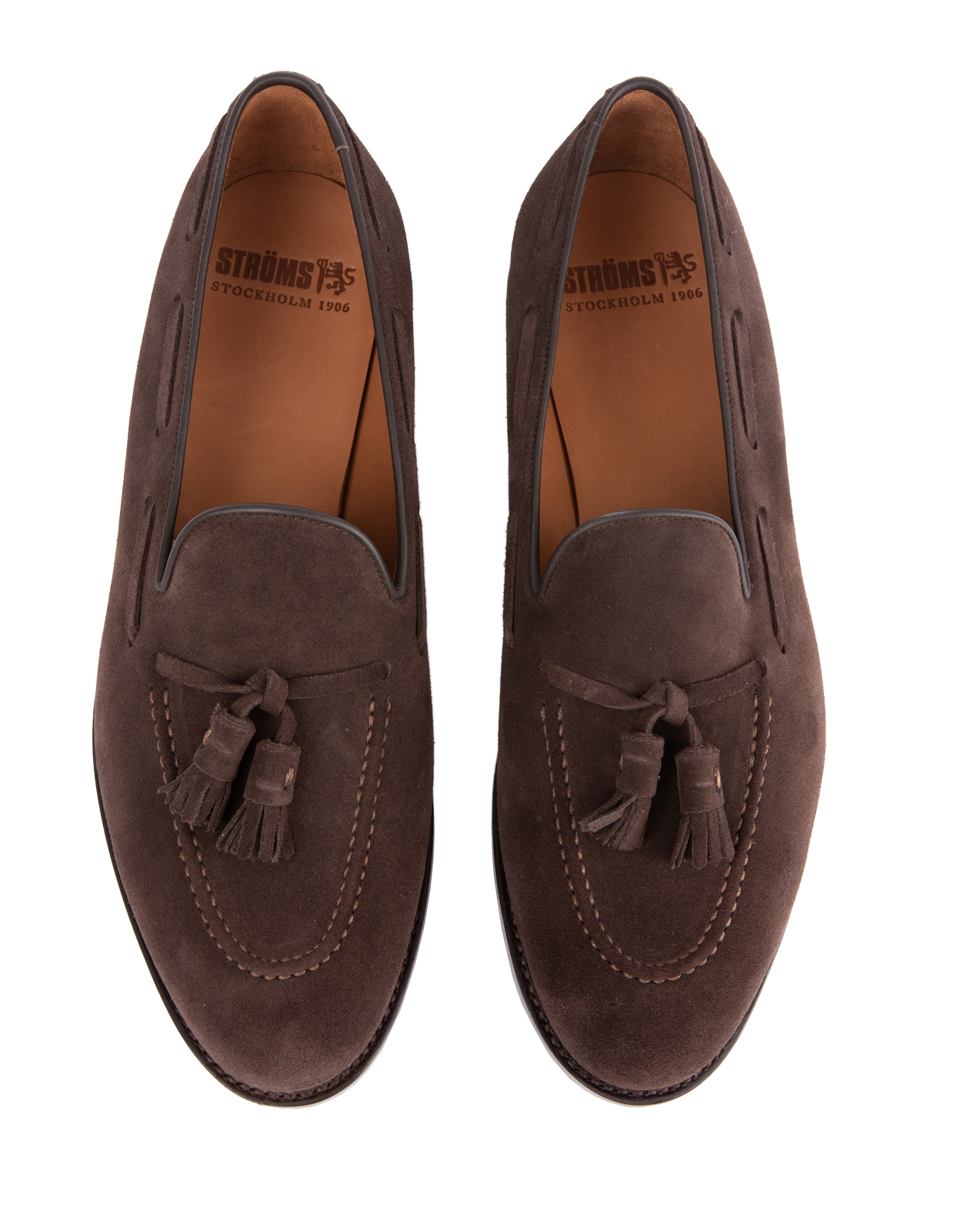 Tassel Loafers Suede Bitter Chocolate Stl 8