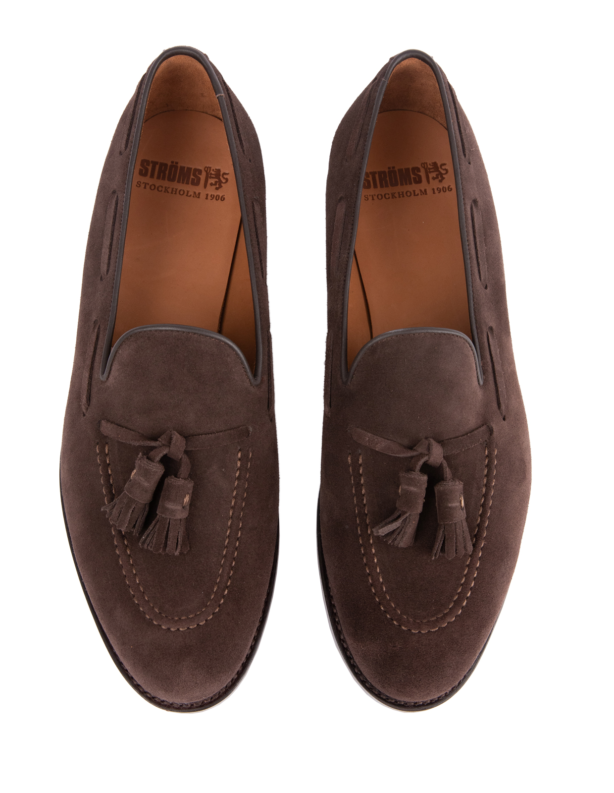 Tassel Loafers Mocka Brun Stl 6.5