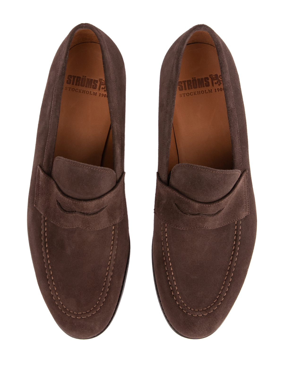 Penny Loafers Suede Bitter Chocolate