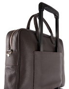 Briefcase Work Bag Bottalato Dark Brown