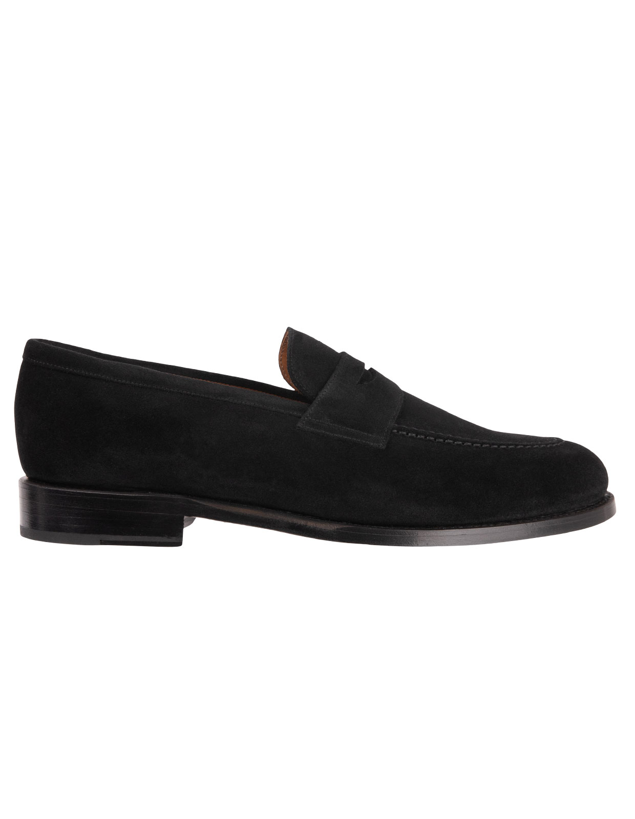 Penny Loafers Suede Black