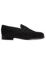 Penny Loafers Suede Black