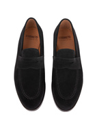 Penny Loafers Suede Black Stl 11