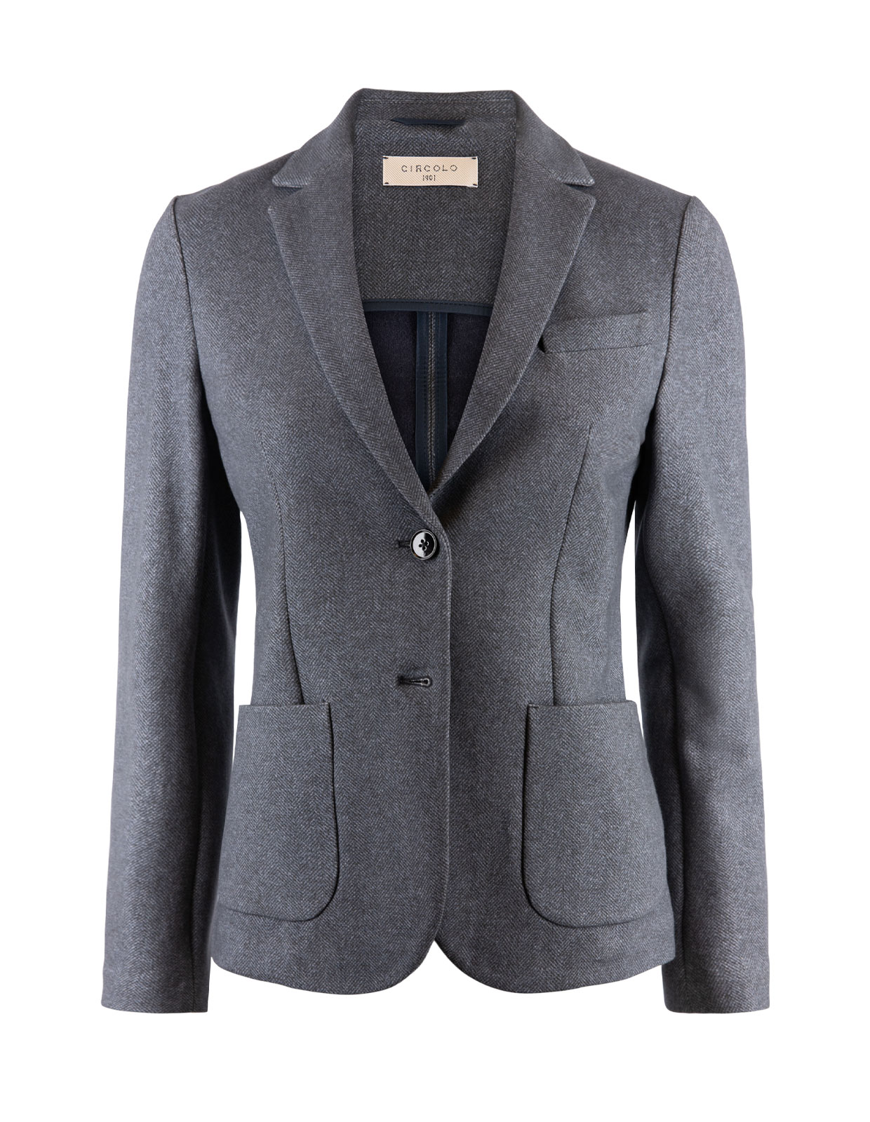 Herringbone Kavaj Blå