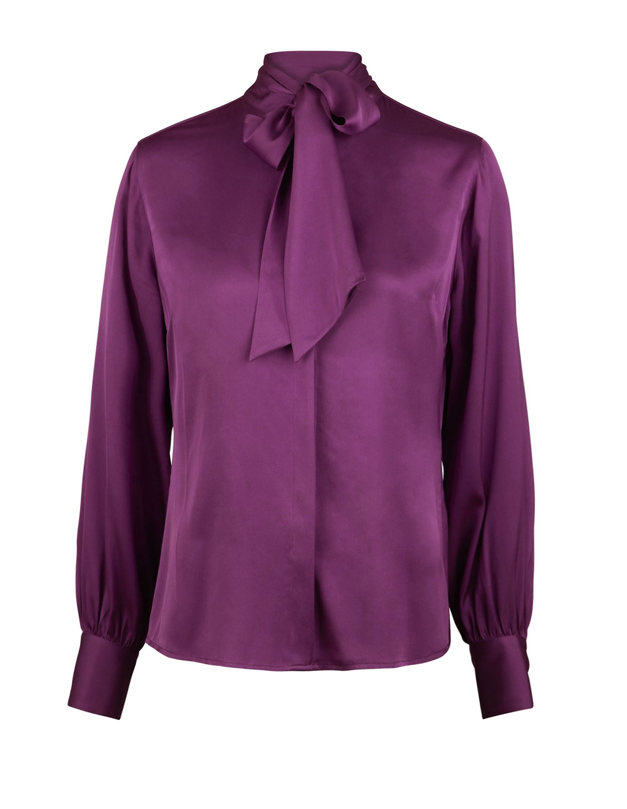 Selma Blus Siden Lila