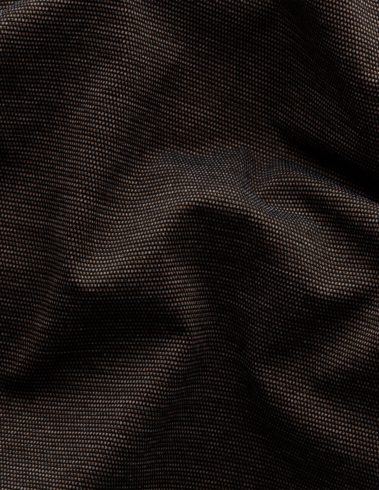 Slim Fit Skjorta Fyravägsstretch Brun