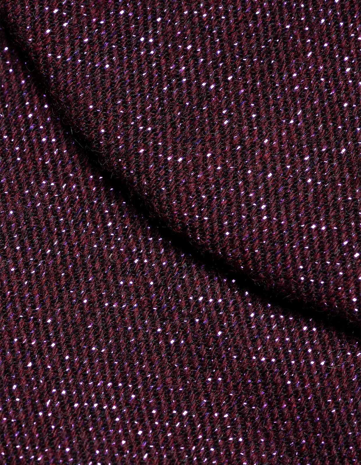 Fluga Ull/Siden Oknuten Mörklila One Size