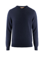 Tröja Rundhals Cashmere Marinblå S