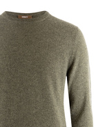 Tröja Rundhals Cashmere Grön Melerad M