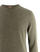 Tröja Rundhals Cashmere Grön Melerad M