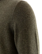 Tröja Rundhals Cashmere Grön Melerad M