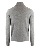 Polotröja Cashmere Grå Melerad Stl L