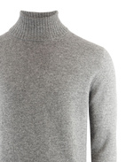 Polotröja Cashmere Grå Melerad Stl L