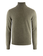 Polotröja Cashmere Grön Melerad Stl M