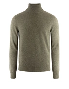 Polotröja Cashmere Melerad Grön