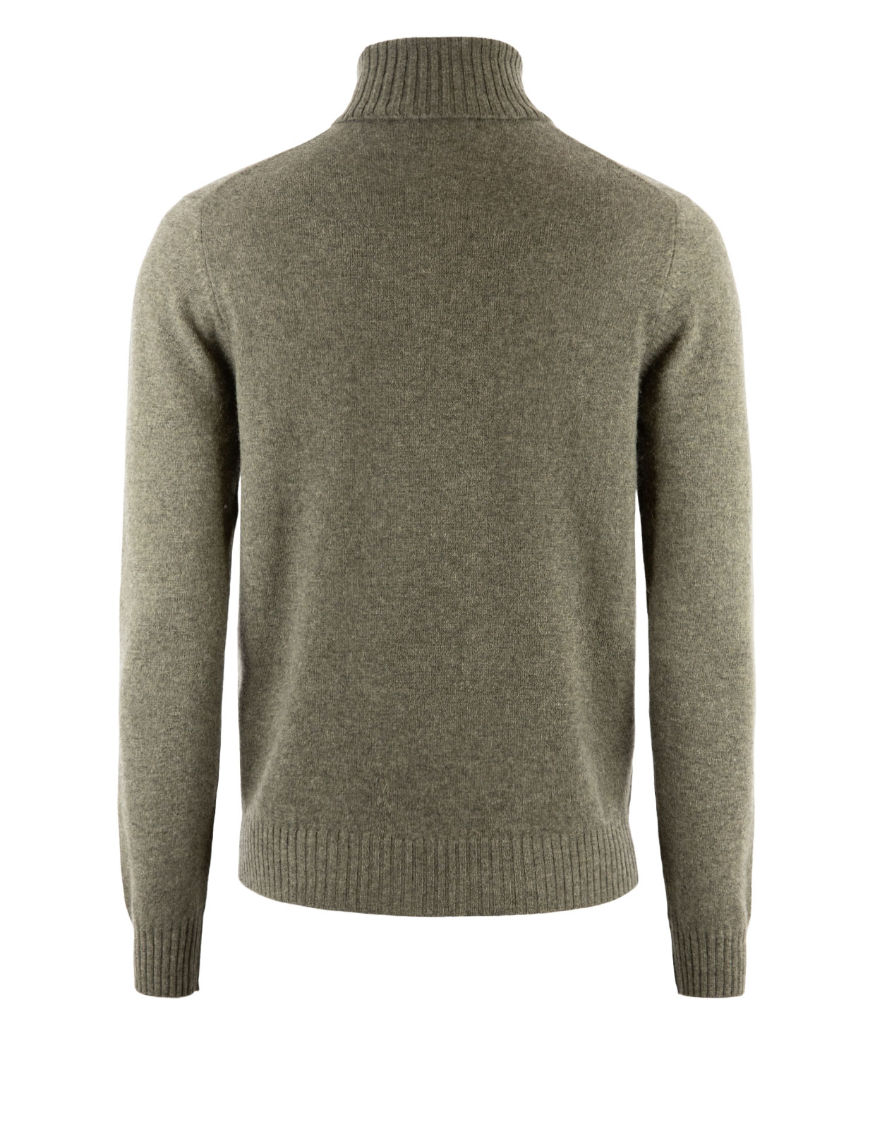 Polotröja Cashmere Grön Melerad