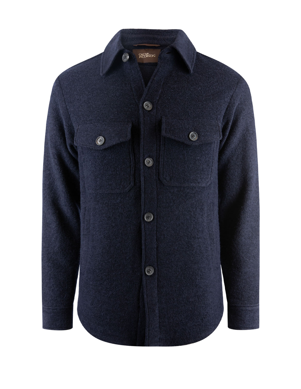 Maverick Overshirt Ull Bomull Navy