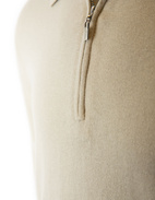 Orbit Zip-tröja Merinoull Bomull Sand Stl XXL