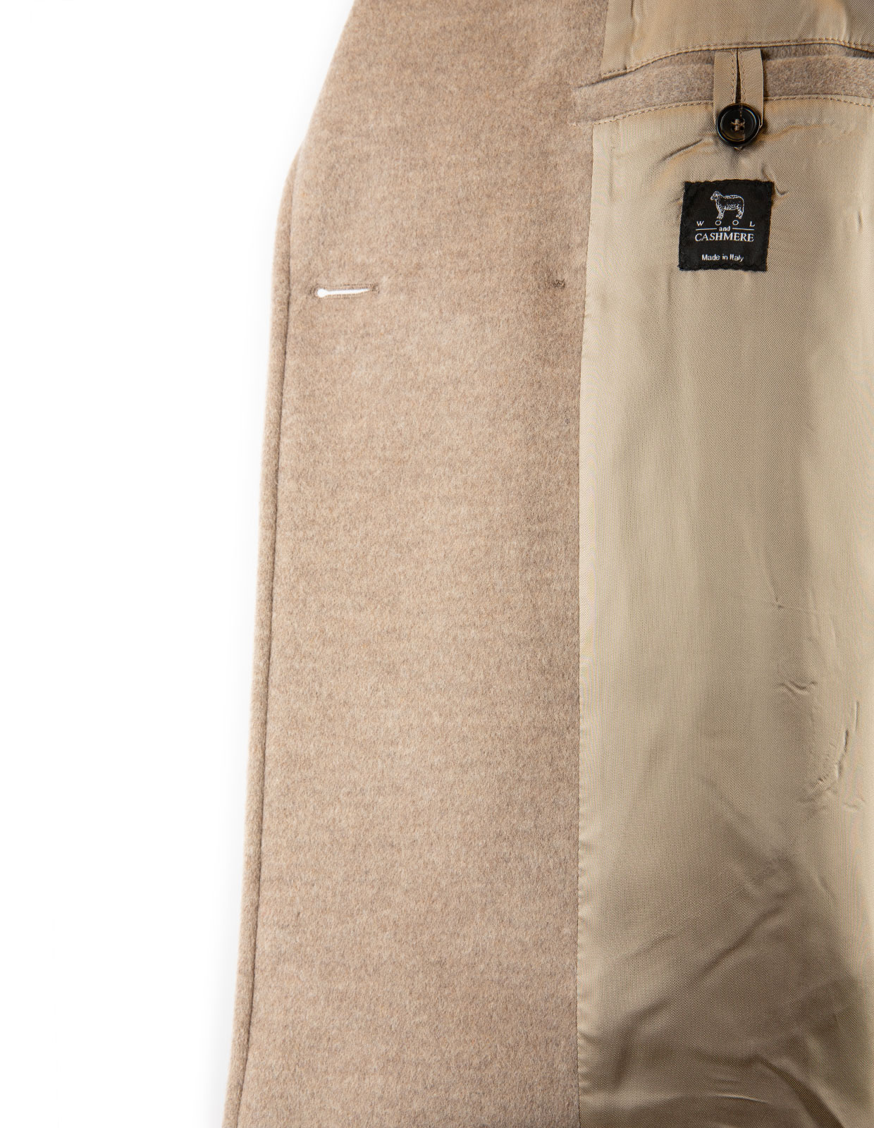 Skepparkavaj Ull/Cashmere Beige