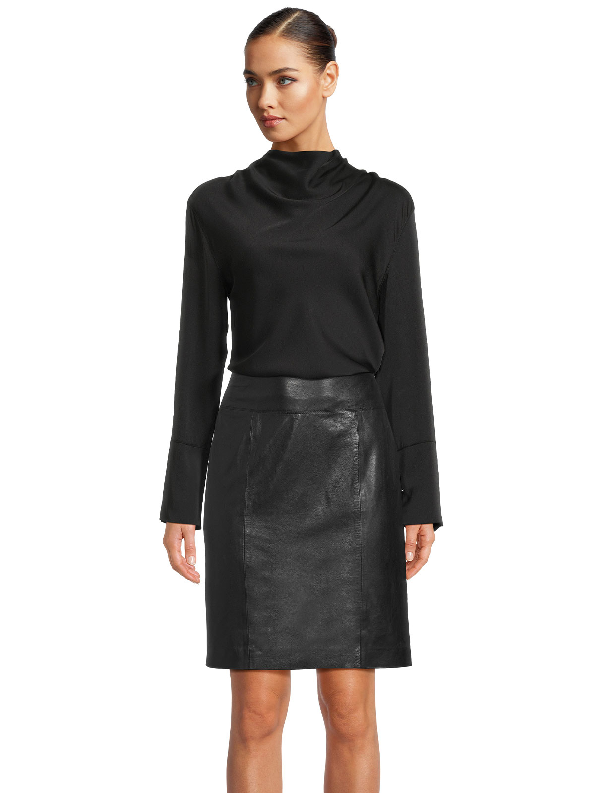 Dania Skinnkjol Svart 44