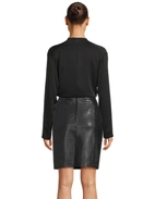 Dania Skinnkjol Svart 44