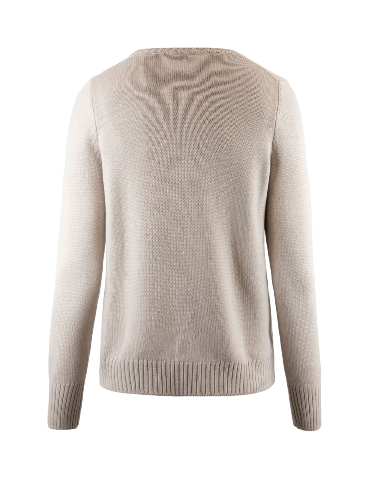 Tröja Merino Beige
