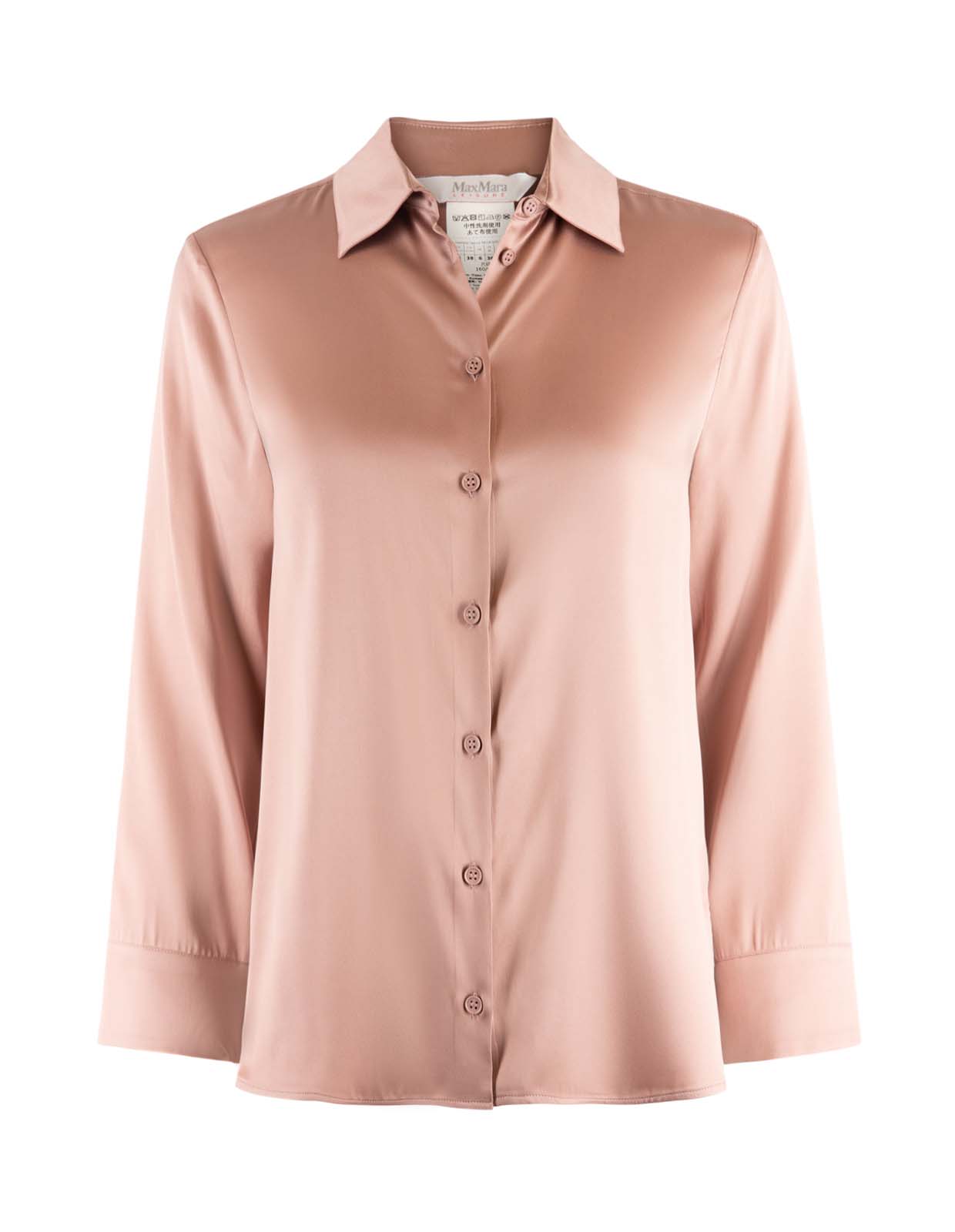 Ofridi Blus Siden Rosa