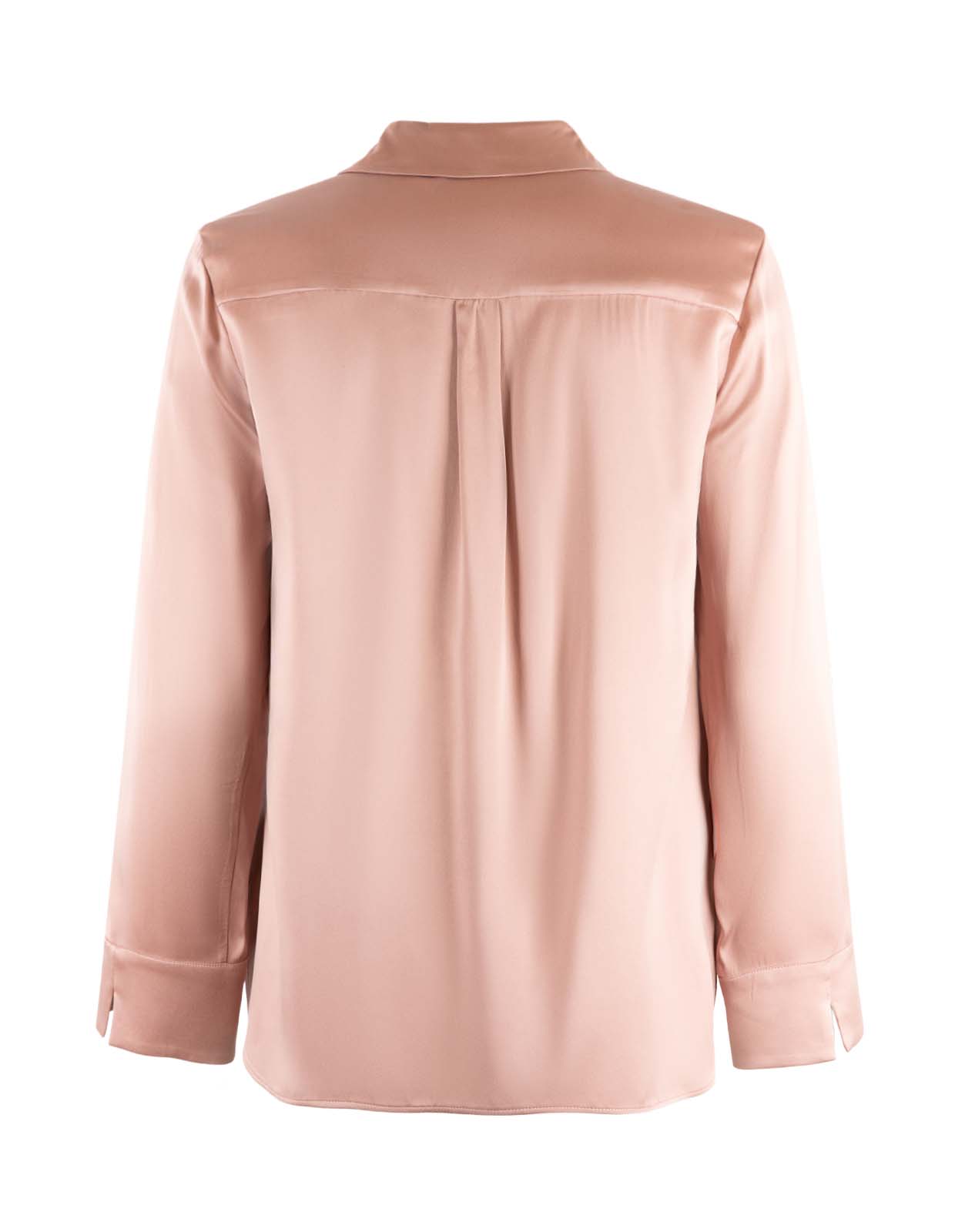 Ofridi Blus Siden Rosa