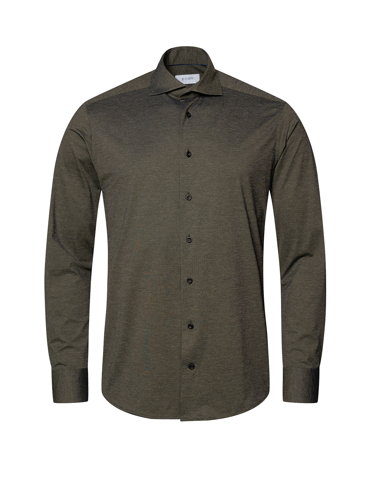 Slim Fit Skjorta Fyravägsstretch Grön