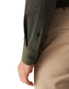 Slim Fit Skjorta Fyravägsstretch Grön