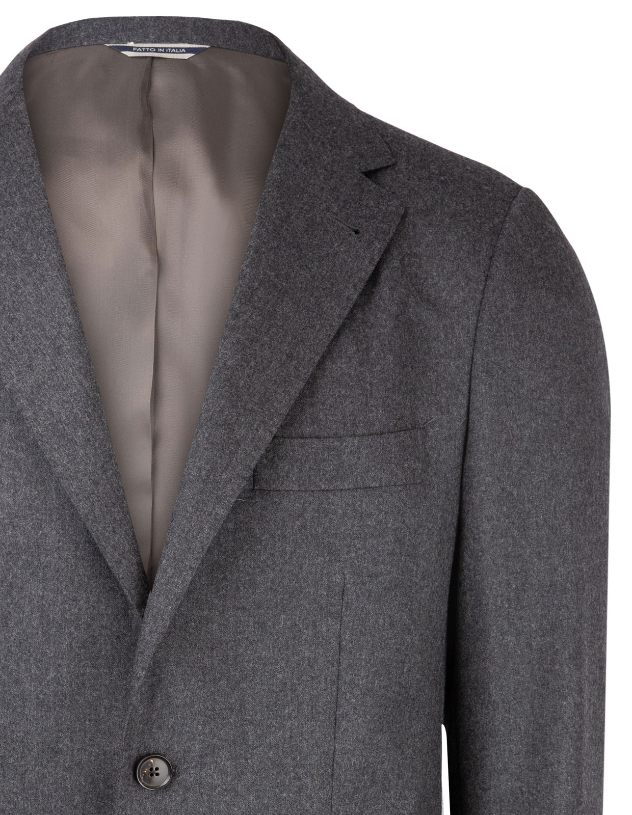 Frederick Jacket Wool Flannel Antracite