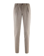 Wayne Byxa Ullstretch Beige/Grå