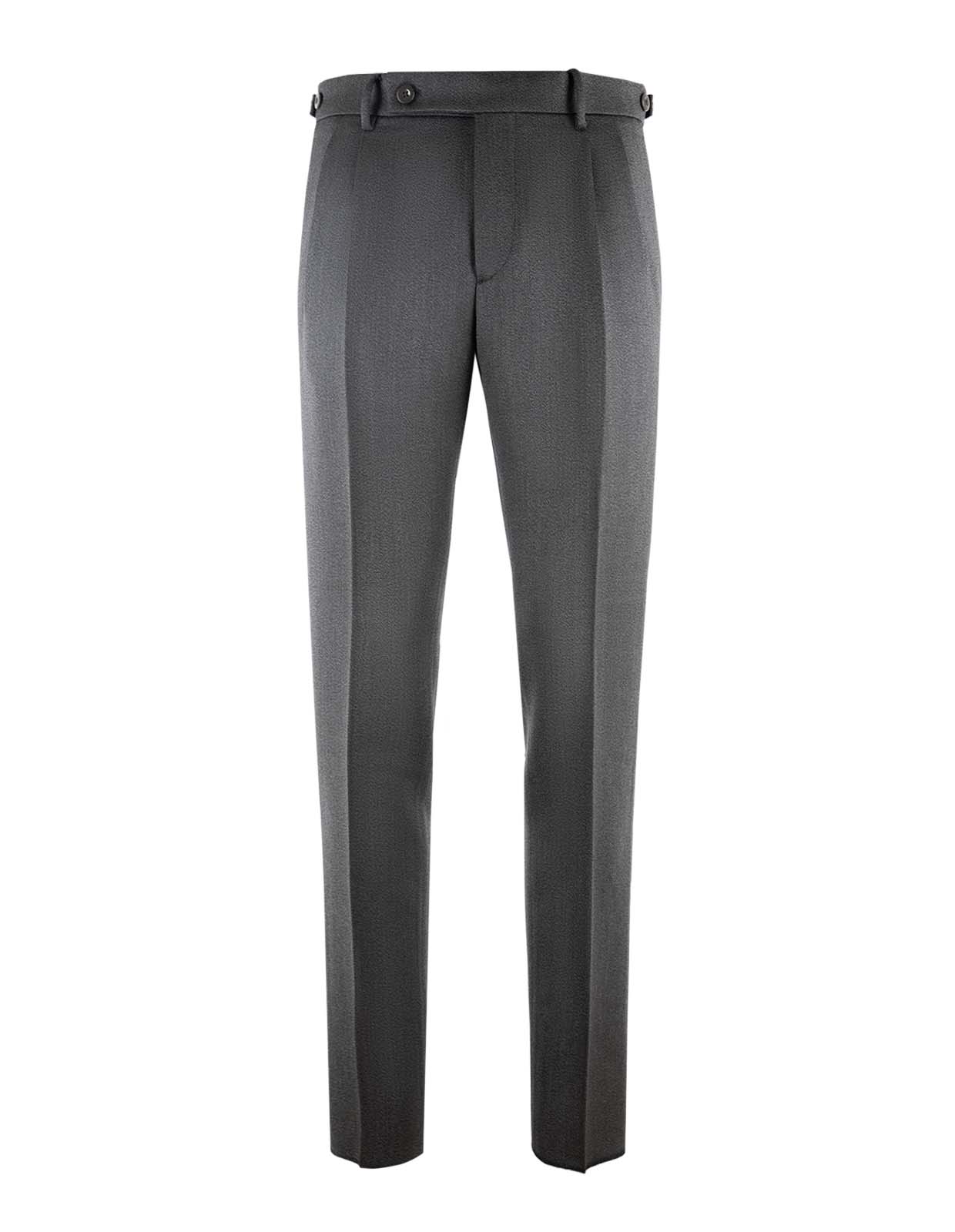 Retro Theca Frontveck Byxa Cavalry Twill Mörkgrå Retro Theca Frontveck Byxa Cavalry Twill Mörkgrå