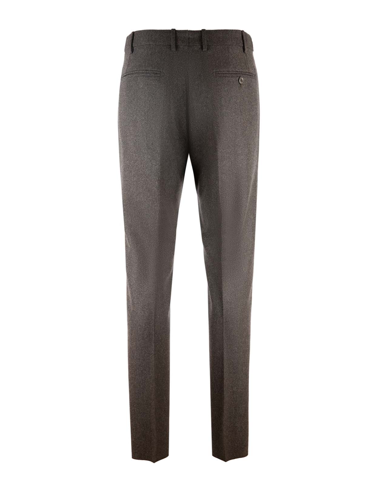 Retro Theca Byxa Frontveck Ull Flanell Brun Retro Theca Byxa Frontveck Ull Flanell Brun